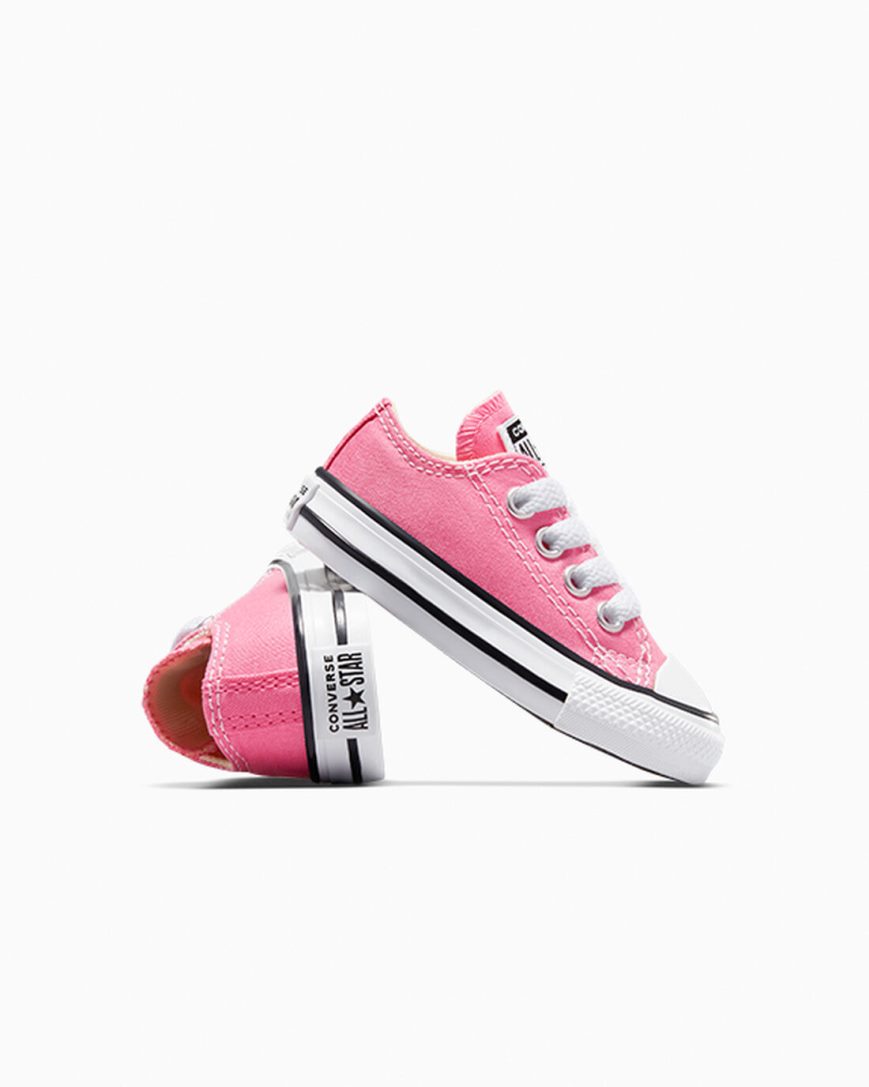 Tenis Converse Chuck Taylor All Star Classicos Cano Baixo Menino Rosa | PT B07934P